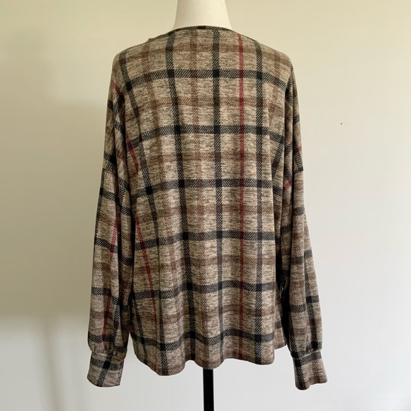 Soyaconcept soft plaid sweater - Picture 8 of 10